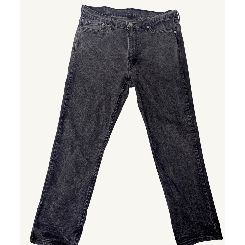Levis 541 Athletic Taper Jeans Mens 36x32 Faded Black Stretch Workwear Pant